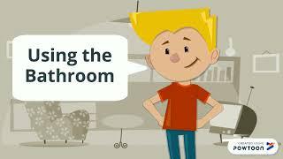 Using the Bathroom Boy  #ABA #Autism #socialstory