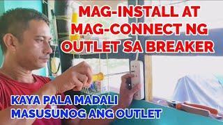 PAANO MAG-INSTALL AT MAG-CONNECT SA BREAKER NG SURFACE TYPE NA OUTLET.