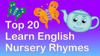 TOP 20 *LEARN ENGLISH* NURSERY RHYMES | Compilation | Nursery Rhymes TV | English Songs For Kids