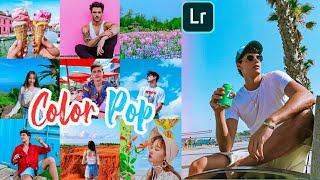 Color Pop Preset - Lightroom Mobile Presets Vibrant Tone Tutorial Free Dng