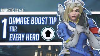 1 DAMAGE BOOST TIP when playing with EVERY HERO! | From a GRANDMASTER MERCY! (Overwatch 2 Guide)