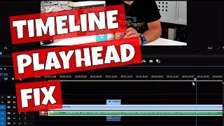 Adobe Premiere Pro Timeline Play Head Stuck Glitch Fix