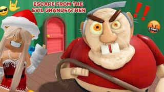 ESCAPE FROM THE EVIL GRANDFATHER #roblox #simba