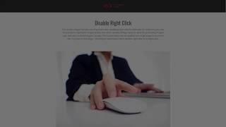 Disable Right-Click Widget | Tutorial by Without Code