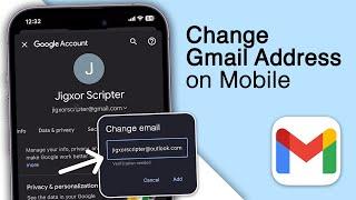 How To Change Gmail Address/Email On Mobile! [2024]