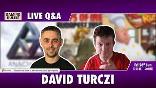 Live Q&A with David Turczi