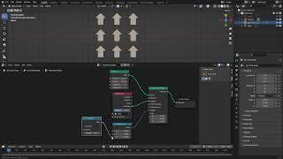 Blender - Geometry Nodes - random rotation of instances with animation