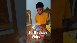 Akiro's 8th birthday