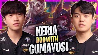 GUMAYUSI DUO WITH KERIA! - T1 Gumayusi Plays Xayah ADC vs Draven! | Season 2023