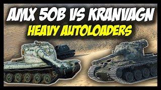 ► World of Tanks: AMX 50B vs KRANVAGN - Tier 10 Heavy Autoloaders - Patch 9.17 Update