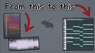 How to find Chords/Notes to any song in FL STUDIO (under 3 min)