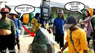 HEBOOH..!! JADI TONTONAN WARGA KETIKA DAPAT IKAN BESAR !! DI SPOT INI BANYAK IKAN BABONNYA