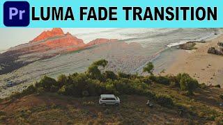 How to Make Luma Fade Dissolve Transition  - Adobe Premiere Pro Tutorial