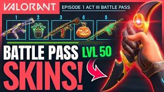 VALORANT | All Act 3 Battle Pass Rewards & New Skins ft. Riot Devs