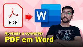 Como converter PDF para Word Editável - gratuito