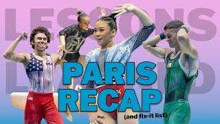 Lessons Learned: The Paris Olympic Recap and Fix It list