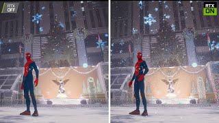 Marvel's Spider-Man: Miles Morales®►[ RTX OFF vs RTX ON ]►4K MAX OUT Ray-Tracing Comparison RTX 4090