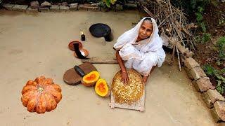 Bangali Recipe- Fried Pumpkin Seeds Paste by our Grandmother | Indian Village Food Recipes