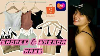 BEST SHOPEE & LAZADA TRY ON HAUL BRALETTE  (For as low as 49 pesos) PHILIPPINES