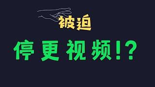 频道突然停更视频？！原因竟然是？