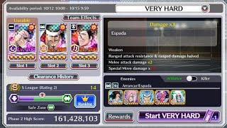 Melee Espada Guild Quest VERY HARD (Best Run) - Bleach Brave Souls