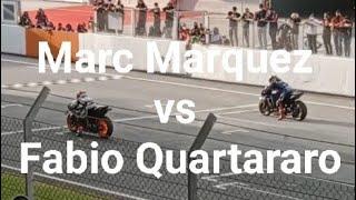 Amazing  #MotoGP Marc Marquez #93 vs Fabio Quartararo #20 Launch Control #SepangTest 