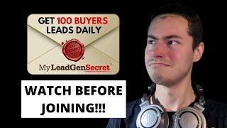 My Lead Gen Secret Review & Tutorial 2021 - WATCH BEFORE JOINING!