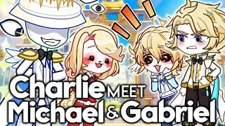 If God : Charlie Meet Michael And Gabriel Morningstar || Hazbin Hotel Gacha Animation ||