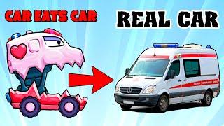 Машины из Car Eats Car 3 в Реальной Жизни