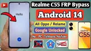 Realme C55 FRP Bypass Android 14 | Without PC | Realme FRP
