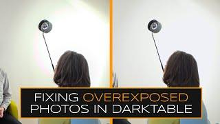 Fixing overexposed photos using Sigmoid in Darktable 4.2