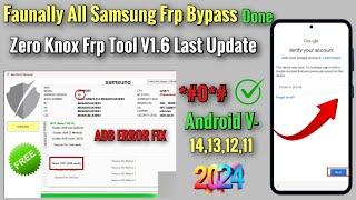 ️ Free Samsung Frp Tool ️ Bypass All Android12/13/14  All Galaxy 1 Click /Galaxy Frp done ADB Fix