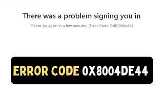 How To Fix Error Code 0x8004de44 in Microsoft OneDrive On Windows 11