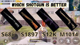 Which Shotgun is Best in PUBG | Tips & Tricks | M1014 vs S686 vs S189 vs S12K | Shotgun Tutorial