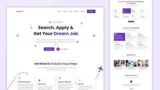 How To Build A Job Posting Responsive Landing Page Using HTML CSS And JavaScript