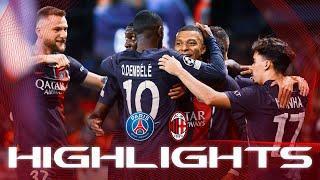 HIGHLIGHTS | PSG 3-0 AC Milan - ️ KYLIAN MBAPPÉ, RANDAL KOLO MUANI & LEE KANG-IN - #UCL