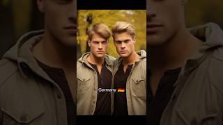 Ai Draws Countries as Identical Twins! #ai #aiart #midjourney #photo #country #beautiful #twins