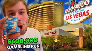 CRAZIEST GAMBLING RUN OF MY LIFE IN VEGAS! (RED ROCK CASINO)