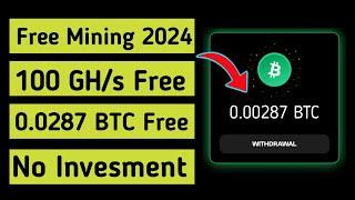 Btc Free Mining Site 2024 • Free Crypto Mining Sites 2024 • Earn Free $20 BTC Daily