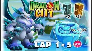 Dragon City: High Snow Dragon | Heroic Race LAP 1 - 5 COMPLETED