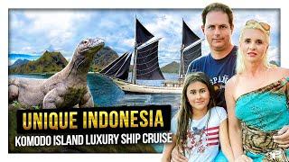 Best places to visit in Indonesia: Komodo Dragons, Padar Island, Pinky Beach by Luxury Yacht