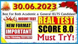 IELTS LISTENING PRACTICE TEST 2023 WITH ANSWERS | 30.06.2023