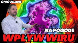 Rozpad wiru polarnego i jego wpływ na pogodę w Europie i Ameryce.