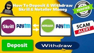 101% How To Withdrawal Neteller To Paytm | Skrill To Paytm | Neteller Money to Paytm Bank Transfer