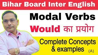 Modal verbs- Would का प्रयोग In English grammar | Rational English Classes | By- Mahfooz Sir