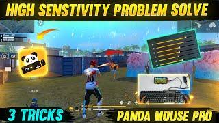 High Sensitivity Problem solve | Panda Mouse pro Control Senstivity solution | Top 3 Tricks