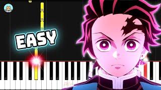 Demon Slayer Season 4 OP - "Mugen" - EASY Piano Tutorial & Sheet Music