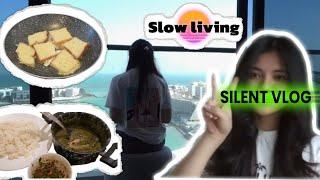 A day in my life:Embracing Slow living || SILENT VLOG #silentvlog