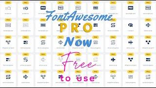 How to Use FontAwesome Pro For Free in My Website?