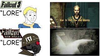 fallout 3 vs fallout new vegas lore gotye wokeuplikethis meme